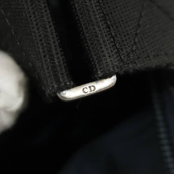 Christian Dior Trotter Canvas Shoulder Bag Navy Silver Auth bs19758 - Picture 9 of 16